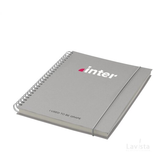 Notebook Agricultural Waste A5 - Hardcover Grape