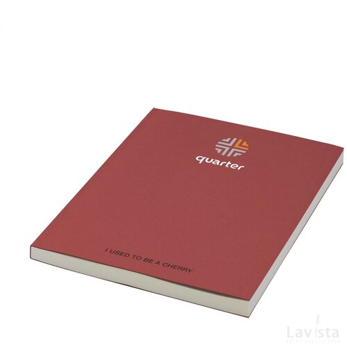 Notebook Agricultural Waste A5 - Softcover Cherry