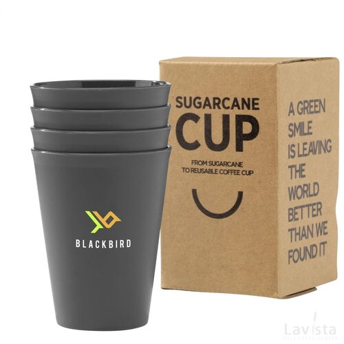 Sugarcane Cup Drinkbeker Grijs