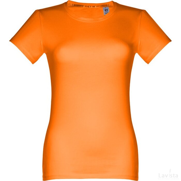 Thc Ankara Women T-Shirt Voor Vrouwen Oranje