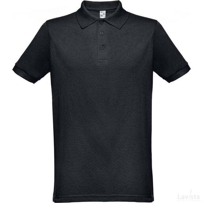 Thc Berlin 3Xl Polo T-Shirt Voor Mannen Zwart