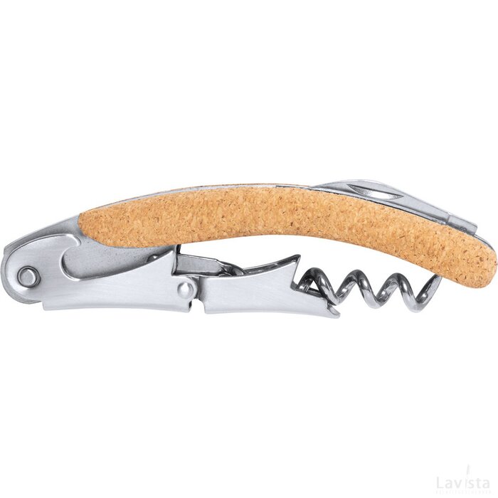 Kelnermes met kurk handvat Naturel