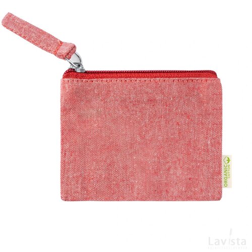 Fontix Katoenen Portemonnee Rood