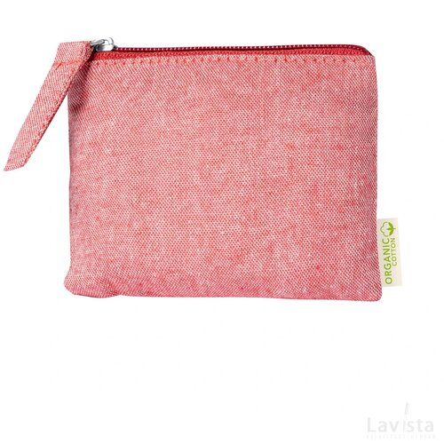 Fontix Katoenen Portemonnee Rood