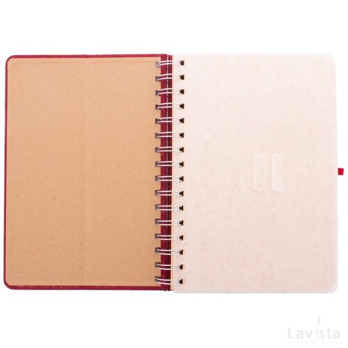 Holbook Rpet-Notitieboekje Rood