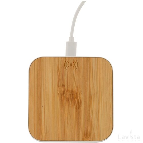 Rabso Draadloze Oplader Met Telefoon Houder Wit