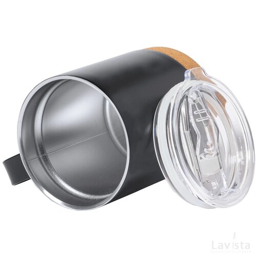 Loret Thermosbeker Zwart