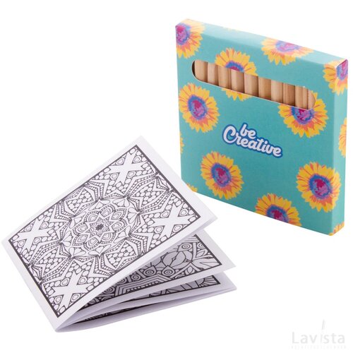 Coloxil 12 Custom Made Kleurset, Mandala Wit