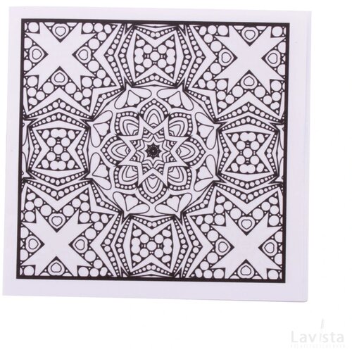 Coloxil 12 Custom Made Kleurset, Mandala Wit