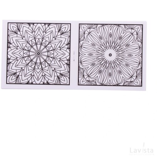 Coloxil 12 Custom Made Kleurset, Mandala Wit