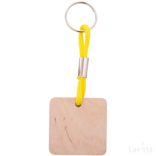 Woody Plus C Custom Made Sleutelhanger Geel