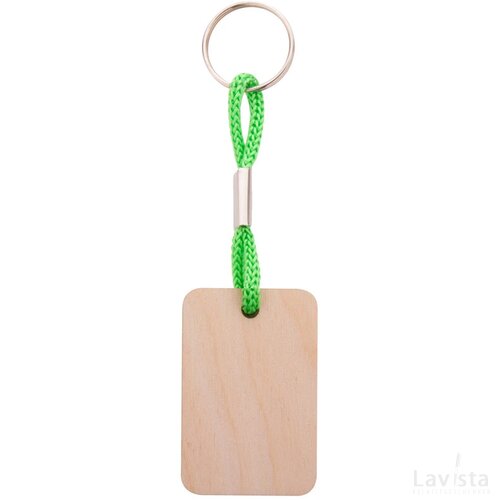 Woody Plus D Custom Made Sleutelhanger Groen