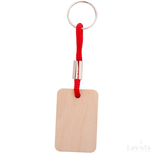 Woody Plus D Custom Made Sleutelhanger Rood