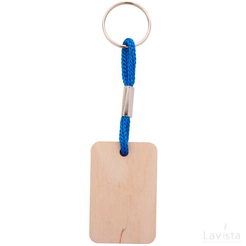 Woody Plus D Custom Made Sleutelhanger Blauw