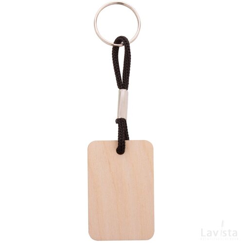 Woody Plus D Custom Made Sleutelhanger Zwart