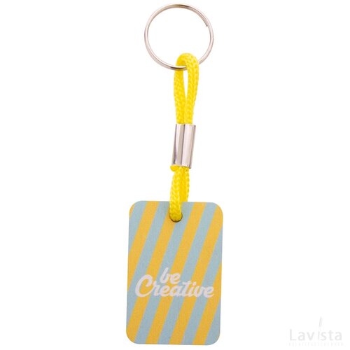 Woody Plus D Custom Made Sleutelhanger Geel