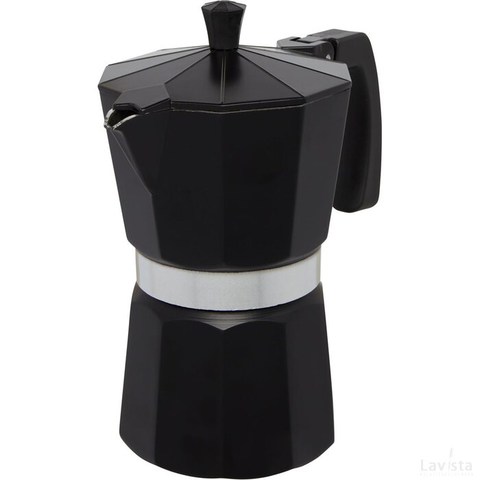 Kone 600 ml mokka koffiezetapparaat Zwart/Zilver