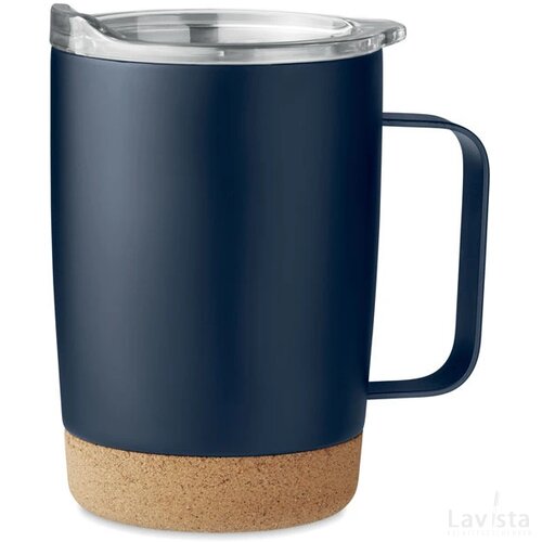 Dubbelwandige drinkbeker 300ml Ruby donker marineblauw