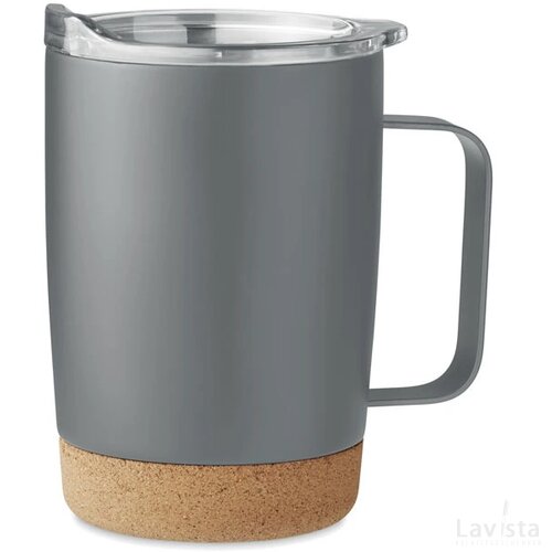 Dubbelwandige drinkbeker 300ml Ruby grijs