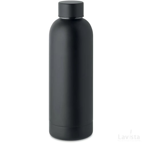 Gerecyclede rvs fles Athena zwart