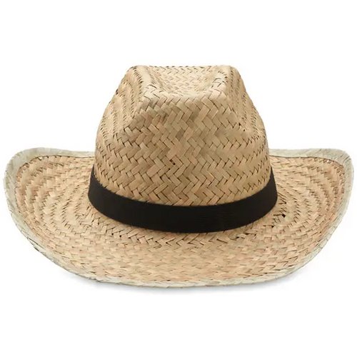 Cowboyhoed van stro Texas zwart