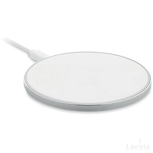 Glazen draadloze 10w lader Ress wit