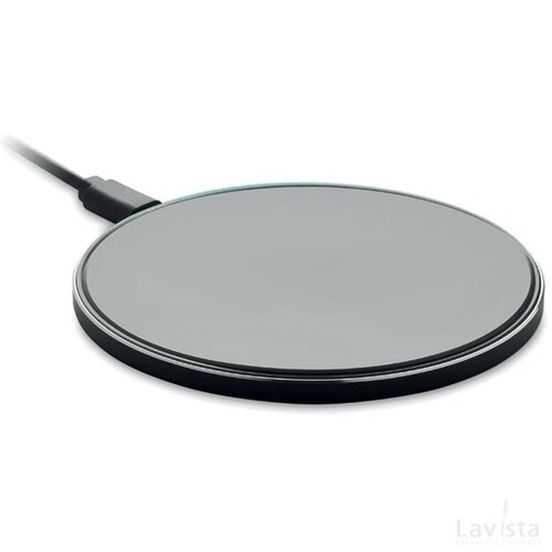 Glazen draadloze 10w lader Ress zwart