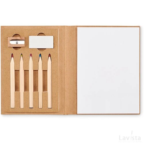 Tekenset 60 vellen Kisan beige