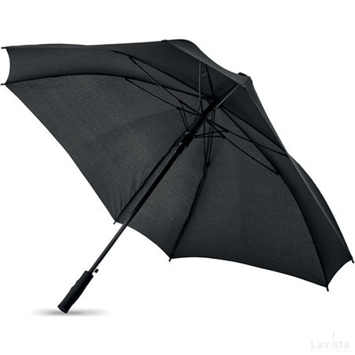 Paraplu vierkant windbestendig Columbus zwart