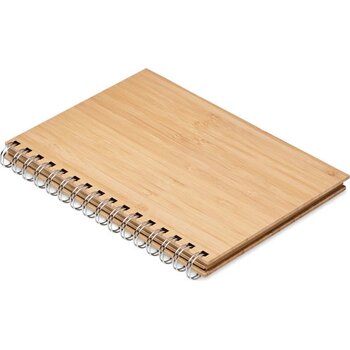 A5 notitieboekje van bamboe Bram hout