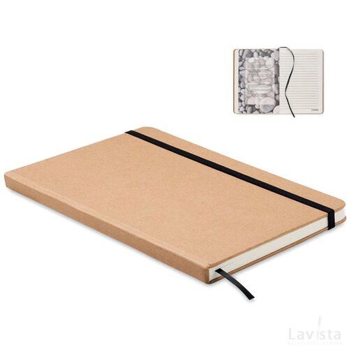 A5 notitieboekje karton Stein beige