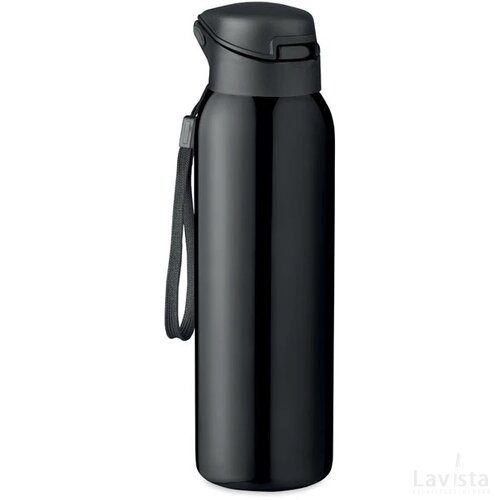 Dubbelwandige fles 580 ml Louc zwart
