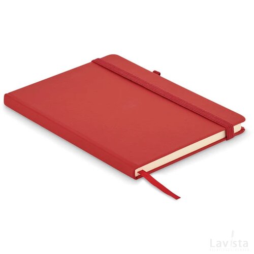 Gerecycled pu a5 notitieboek Arpu rood