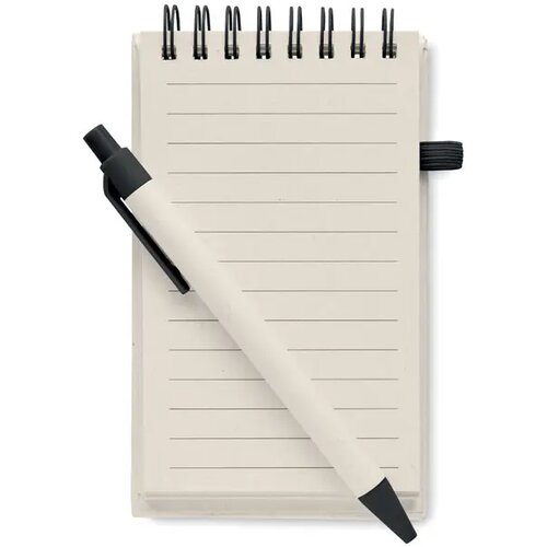 A6 gerecycled karton notebook Mito set zwart