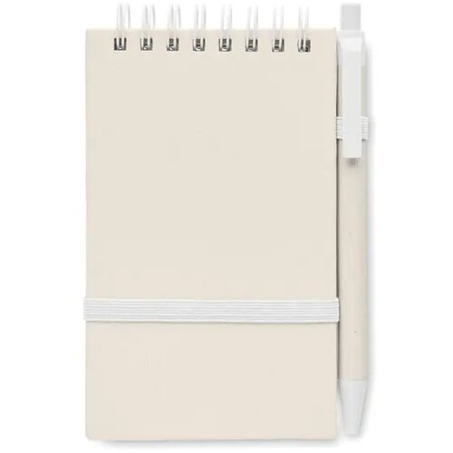 A6 gerecycled karton notebook Mito set wit