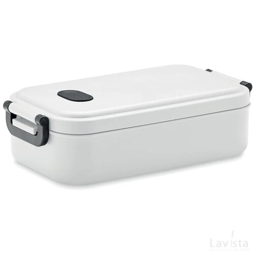 Gerecyclede pp lunchbox (800ml) Wit