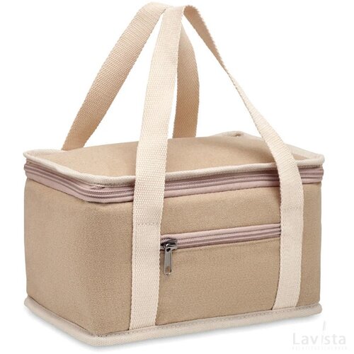 Koeltas 6 blikjes 320gr/m² Kecil beige