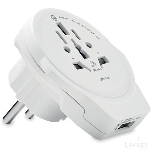 Skross wereld naar europa usb World to europe wit