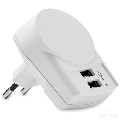 Skross euro usb lader (2xa) Euro usb charger 2xa wit