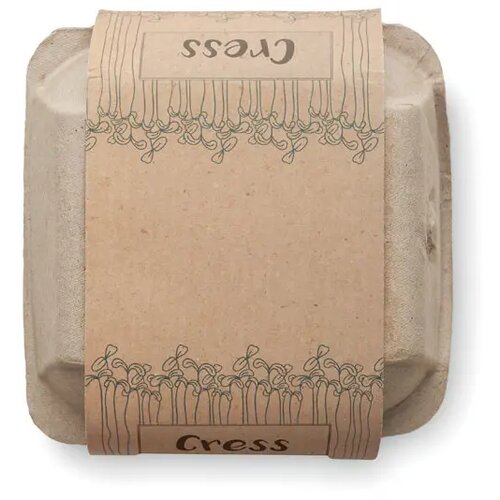 Kweekset in eierdoos Beige