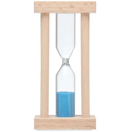 Houten zandloper 3 minuten Bruin