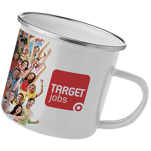 Emaillen sublimatie mok Wit 350 ml