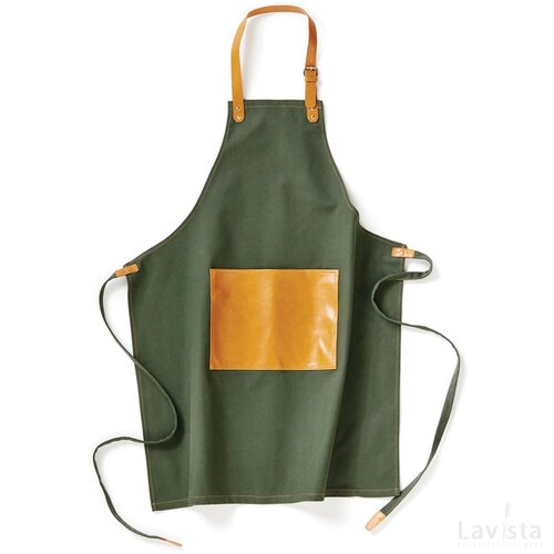 VINGA Asado keukenschort groen