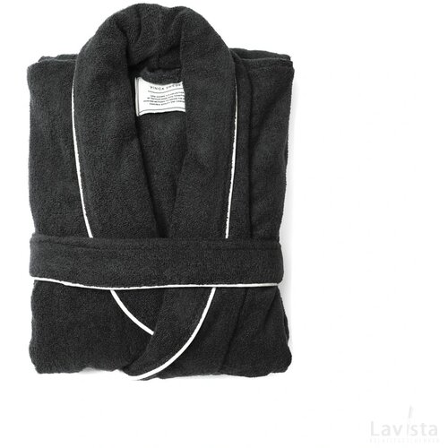 VINGA Harper badjas L/XL grijs