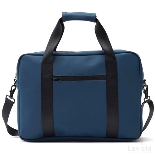VINGA Baltimore laptoptas donkerblauw