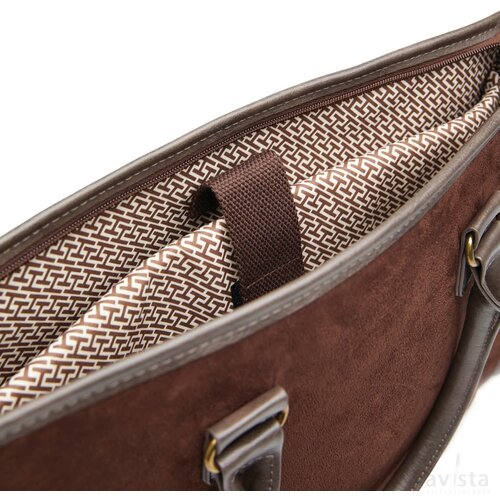 VINGA Hunton laptoptas bruin