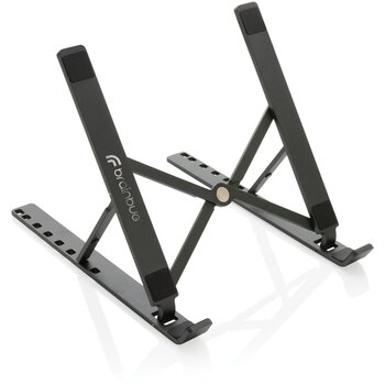 Terra RCS gerecycled aluminium laptop/tablet stand grijs
