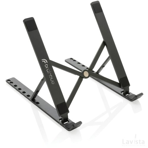 Terra RCS gerecycled aluminium laptop/tablet stand grijs