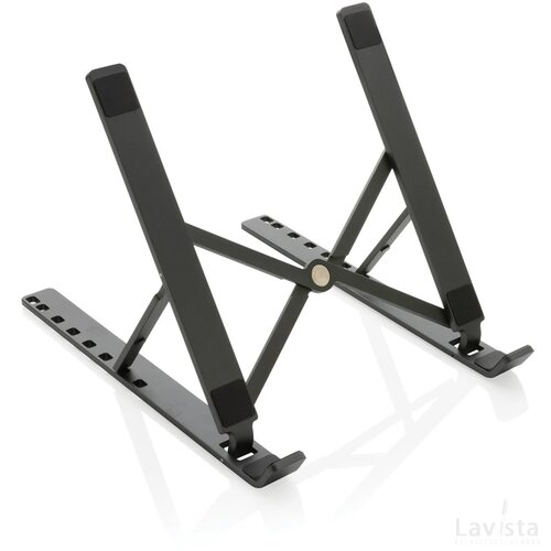 Terra RCS gerecycled aluminium laptop/tablet stand grijs
