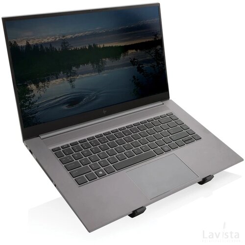 Terra RCS gerecycled aluminium laptop/tablet stand grijs